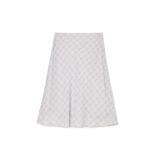 Cropp - Spódnica midi w kratę - niebieski Cropp XL Cropp