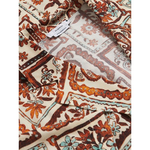 Reserved - Koszula z wiskozy - wielobarwny Reserved L Reserved