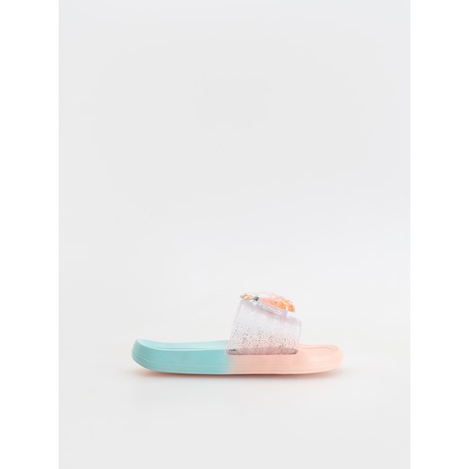 Reserved - Klapki z aplikacją ananasa - jasnozielony Reserved 34/35 Reserved