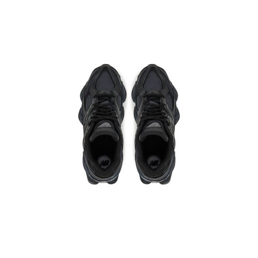 Czarne buty sportowe damskie New Balance sneakersy wiązane płaskie na wiosnę 