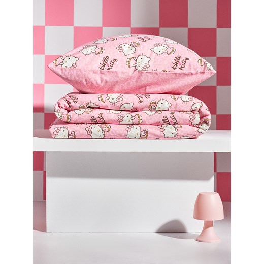 Sinsay - Komplet pościeli Hello Kitty - różowy Sinsay One Size Sinsay