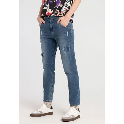 More &amp; More Dżinsy - Boyfriend fit - w kolorze niebieskim ze sklepu Limango Polska w kategorii Jeansy damskie - zdjęcie 179462705