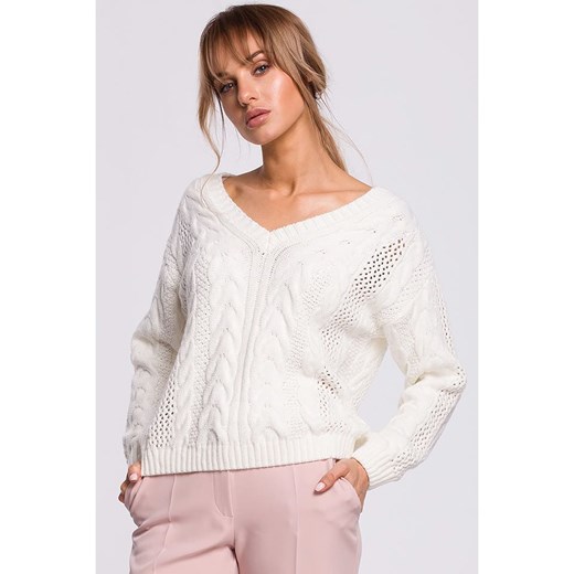 made of emotion Sweter w kolorze kremowym ze sklepu Limango Polska w kategorii Swetry damskie - zdjęcie 179462728