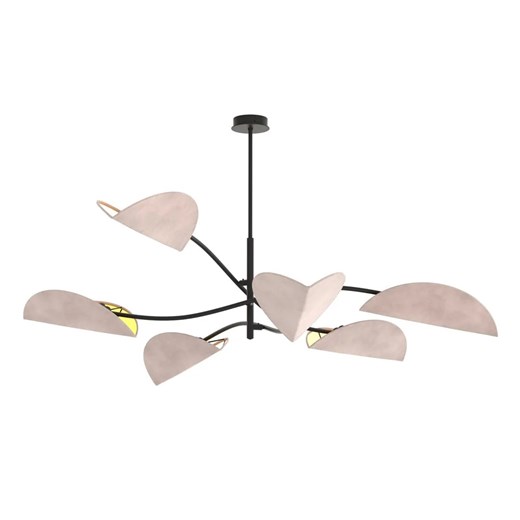 Szara minimalistyczna lampa wisząca - M131-Urdom ze sklepu Edinos.pl w kategorii Lampy wiszące - zdjęcie 179464646