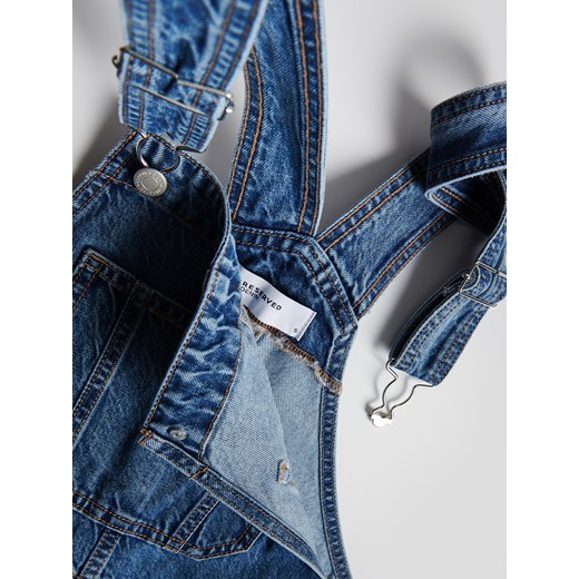 Reserved - Jeansowe ogrodniczki - niebieski Reserved XL Reserved
