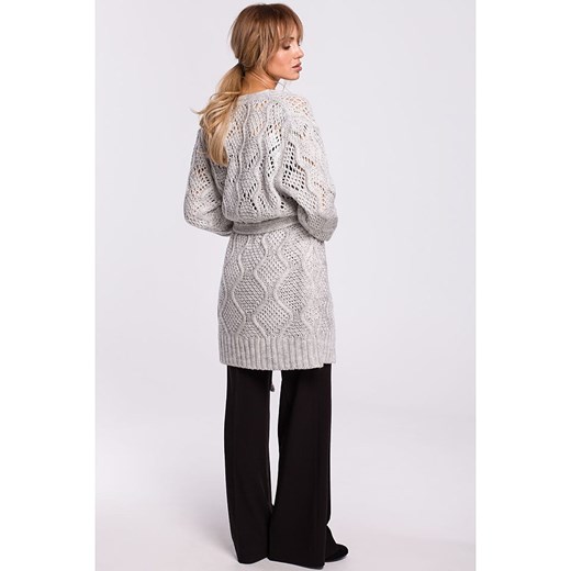 made of emotion Kardigan w kolorze jasnoszarym S/M okazja Limango Polska