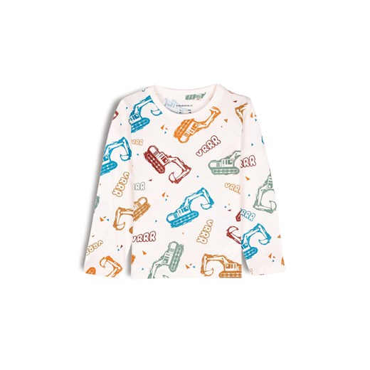 GATE Bawełniana koszulka z nadrukiem 3Y ze sklepu gateshop w kategorii T-shirty chłopięce - zdjęcie 179466147