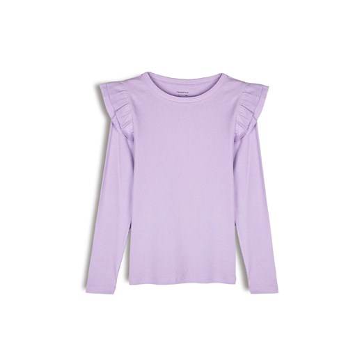 GATE Bawełniana koszulka z falbankami 3Y ze sklepu gateshop w kategorii Bluzki dziewczęce - zdjęcie 179466155