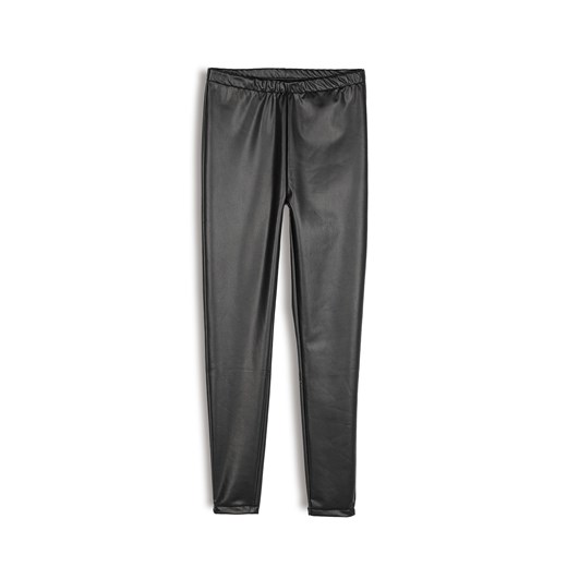 GATE Legginsy z imitacji skóry 8Y ze sklepu gateshop w kategorii Spodnie dziewczęce - zdjęcie 179466169