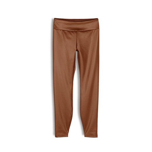 GATE Ocieplane legginsy z imitacji skóry 11Y ze sklepu gateshop w kategorii Spodnie dziewczęce - zdjęcie 179466288
