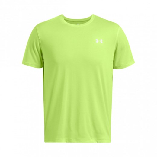 Męska koszulka do biegania Under Armour UA Launch Shortsleeve - zielona ze sklepu Sportstylestory.com w kategorii T-shirty męskie - zdjęcie 179466656