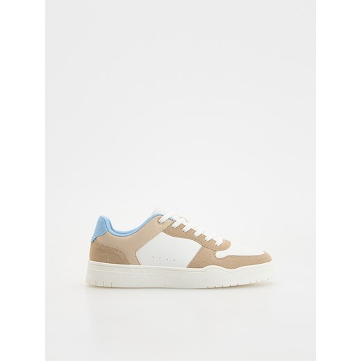 Reserved - Sportowe sneakersy - beżowy ze sklepu Reserved w kategorii Buty sportowe męskie - zdjęcie 179467215