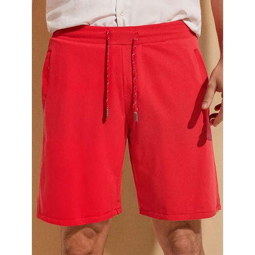 Sinsay - Szorty z wiązaniem - czerwony Sinsay L Sinsay