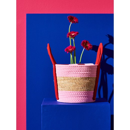 Sinsay - Kosz do przechowywania w kontrastowych kolorach - wielobarwny Sinsay One Size Sinsay