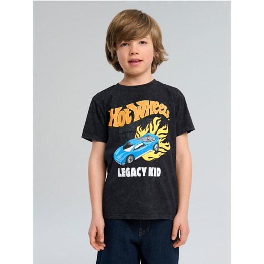 Sinsay - Koszulka Hot Wheels - czarny ze sklepu Sinsay w kategorii T-shirty chłopięce - zdjęcie 179469596