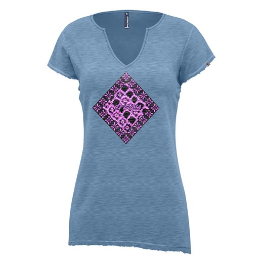 Crazy Koszulka &quot;Mandala&quot; w kolorze niebieskim ze sklepu Limango Polska w kategorii Bluzki damskie - zdjęcie 179471135