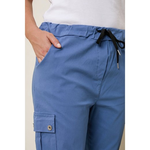 Curvy Lady Bojówki w kolorze niebieskim Curvy Lady 44/46 okazja Limango Polska