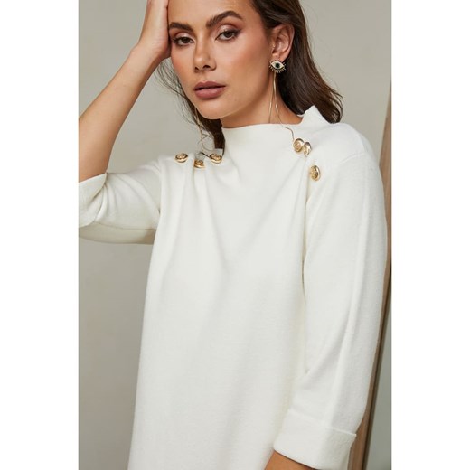 Joséfine Sukienka &quot;Ercsi&quot; w kolorze kremowym Joséfine XL promocja Limango Polska