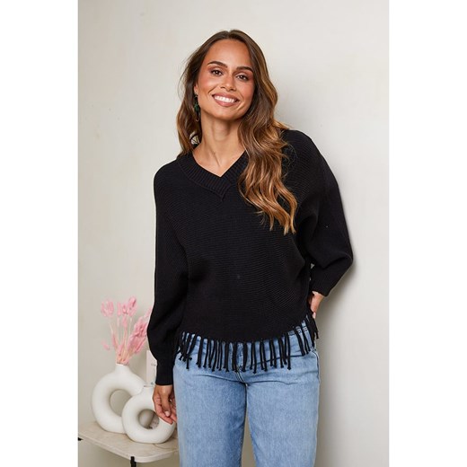 Soft Cashmere Sweter w kolorze czarnym ze sklepu Limango Polska w kategorii Swetry damskie - zdjęcie 179471905