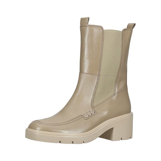 Gabor Skórzane sztyblety w kolorze beżowym ze sklepu Limango Polska w kategorii Botki - zdjęcie 179471995