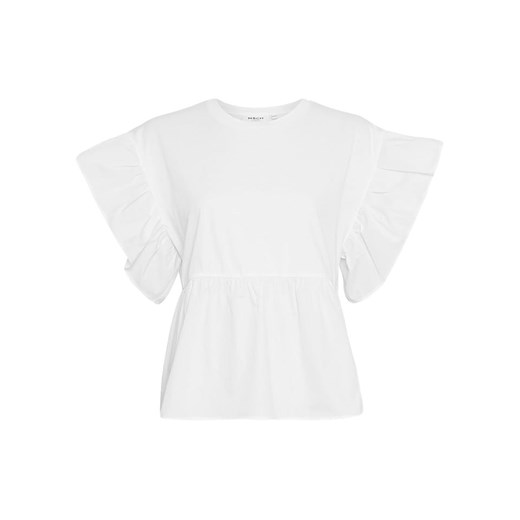 MOSS COPENHAGEN Koszulka &quot;Joneta&quot; w kolorze białym ze sklepu Limango Polska w kategorii Bluzki damskie - zdjęcie 179472026