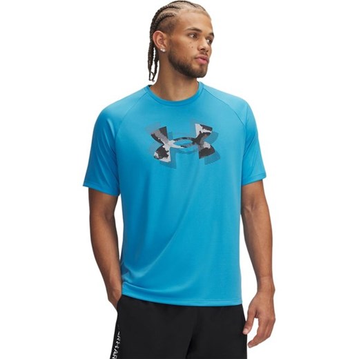 Koszulka męska Tech Print Fill SS Under Armour ze sklepu SPORT-SHOP.pl w kategorii T-shirty męskie - zdjęcie 179473475