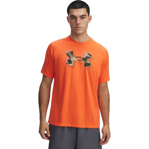 Koszulka męska Tech Print Fill SS Under Armour ze sklepu SPORT-SHOP.pl w kategorii T-shirty męskie - zdjęcie 179473535