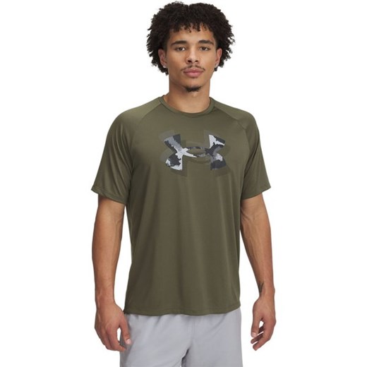 Koszulka męska Tech Print Fill SS Under Armour ze sklepu SPORT-SHOP.pl w kategorii T-shirty męskie - zdjęcie 179473769