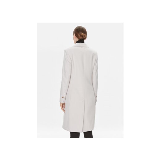 Calvin Klein Płaszcz wełniany Essential K20K206877 Écru Regular Fit Calvin Klein 40 MODIVO