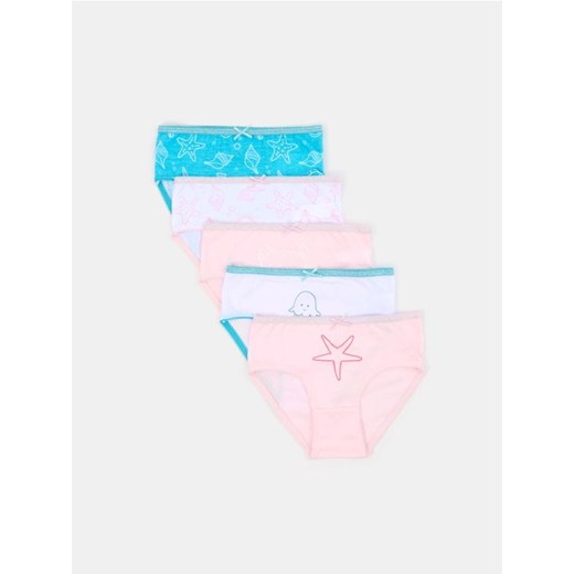 Sinsay - Majtki 5 pack - wielobarwny ze sklepu Sinsay w kategorii Majtki dziecięce - zdjęcie 179477008