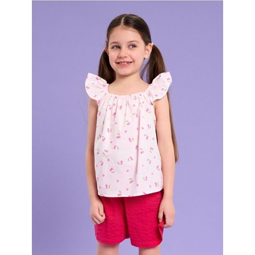 Sinsay - Bluzka z owocowym motywem - różowy - id: 318CI-03X - marki Sinsay - 179477825 Sinsay - Bluzka z owocowym motywem - różowy ze sklepu Sinsay w kategorii Bluzki dziewczęce - zdjęcie 179477825