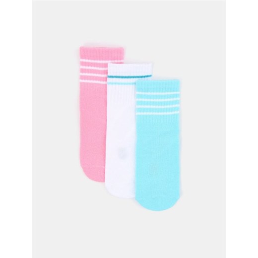 Sinsay - Skarpetki 3 pack - wielobarwny ze sklepu Sinsay w kategorii Skarpetki dziecięce - zdjęcie 179477835