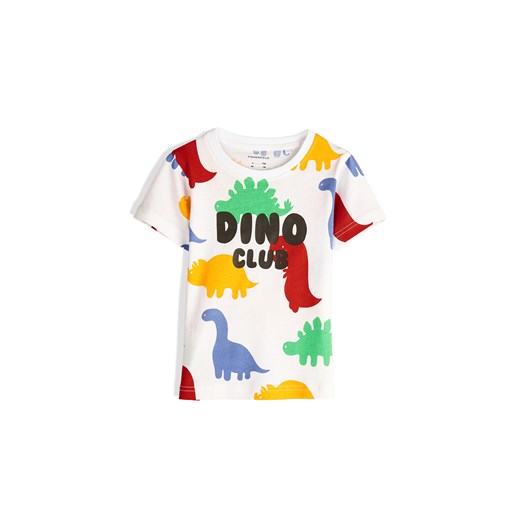 GATE Bawełniana koszulka z nadrukiem 3Y ze sklepu gateshop w kategorii T-shirty chłopięce - zdjęcie 179477906