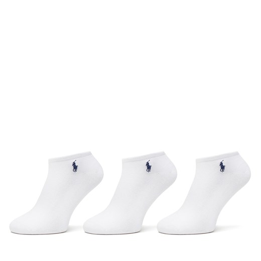 Zestaw 3 par niskich skarpet unisex Polo Ralph Lauren 455972888002 Biały Polo Ralph Lauren 40/43 eobuwie.pl