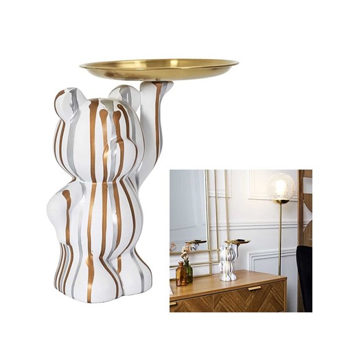 The Concept Factory Figurka dekoracyjna w kolorze złoto-białym - wys. 19 cm ze sklepu Limango Polska w kategorii Dekoracje - zdjęcie 179479456