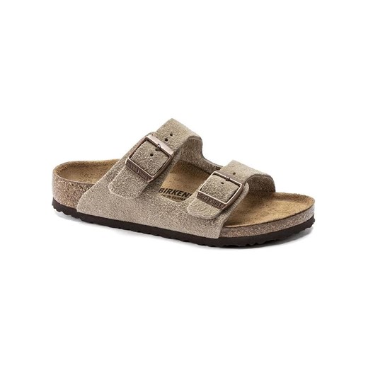 Klapki dziecięce BIRKENSTOCK skórzane beżowe