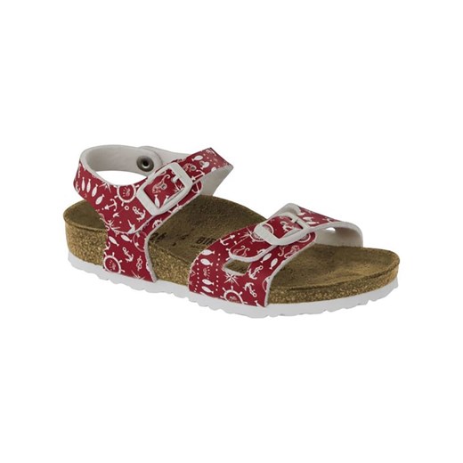 Birkenstock Sandały &quot;Rio&quot; w kolorze czerwonym ze sklepu Limango Polska w kategorii Sandały dziecięce - zdjęcie 179479998