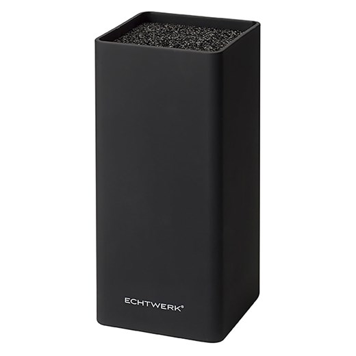 Echtwerk Uniwersalny blok &quot;Square&quot; w kolorze czarnym na noże - 9,5 x 22 x 9,5 cm ze sklepu Limango Polska w kategorii Noże kuchenne - zdjęcie 179480506