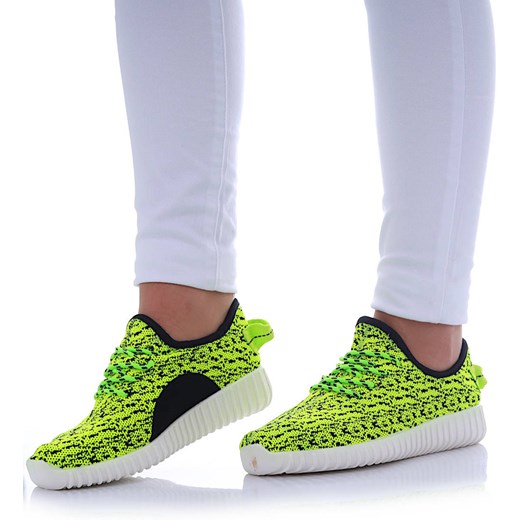Zielone lekkie wsuwane buty sportowe /E2-3 13204 T192/ ze sklepu Pantofelek24.pl w kategorii Buty sportowe damskie - zdjęcie 179480976
