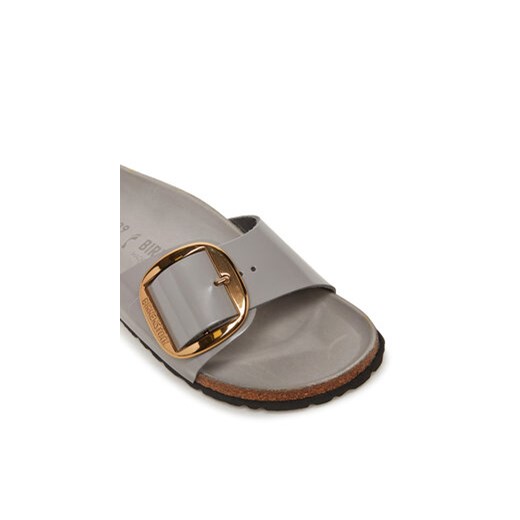 Birkenstock Klapki Madrid Big Buckle Hex 1029534 Szary 40 MODIVO