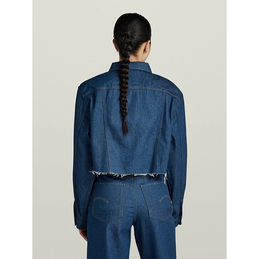 Niebieska kurtka damska G-Star bez kaptura 