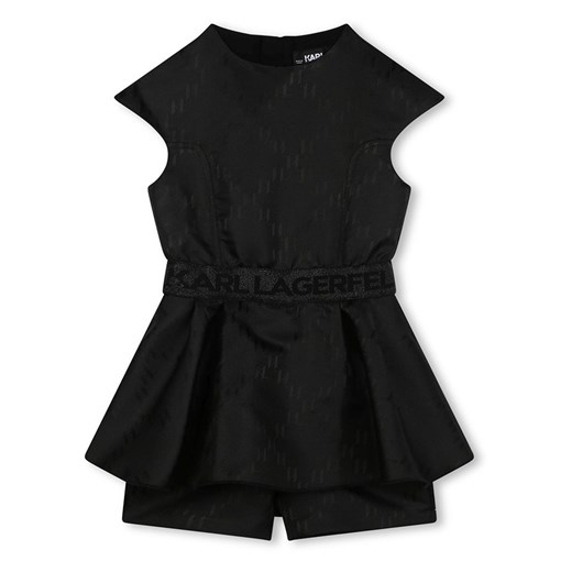 Karl Lagerfeld Kids Kombinezon w kolorze czarnym ze sklepu Limango Polska w kategorii Kombinezony dziewczęce - zdjęcie 179481925