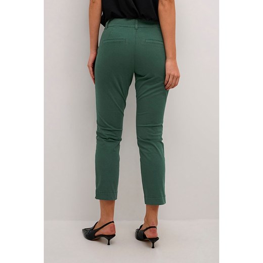 Kaffe Spodnie chino &quot;Amette&quot; w kolorze zielonym Kaffe 40 wyprzedaż Limango Polska