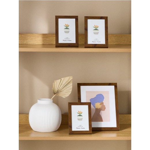 Sinsay - Ramki na zdjęcia 3 pack - brązowy ze sklepu Sinsay w kategorii Ramki na zdjęcia - zdjęcie 179484667