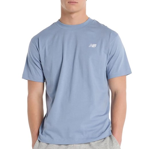 Koszulka męska New Balance MT41509DUS - niebieska ze sklepu streetstyle24.pl w kategorii T-shirty męskie - zdjęcie 179488028