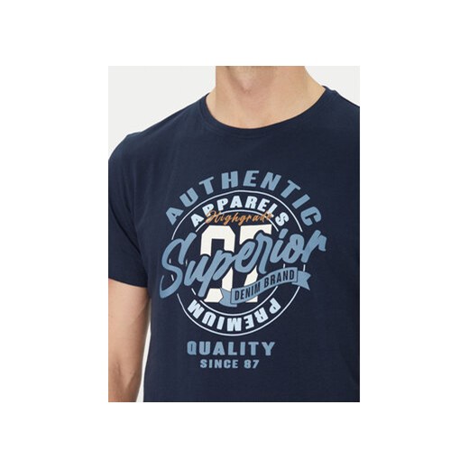 T-shirt męski niebieski BLEND 