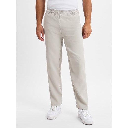 PEGADOR Męskie spodnie do biegania - Troy Mężczyźni kitt wypukły wzór tkaniny ze sklepu vangraaf w kategorii Spodnie męskie - zdjęcie 179489767