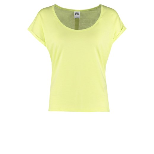 Vero Moda VMBEAUTY Tshirt basic sunny lime zalando zolty abstrakcyjne wzory