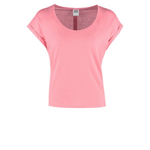 Vero Moda VMBEAUTY Tshirt basic geranium pink zalando rozowy abstrakcyjne wzory
