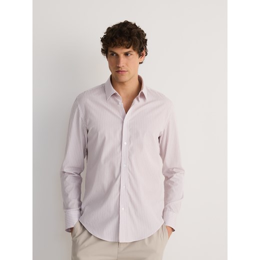 Reserved - Koszula slim fit w paski - wielobarwny ze sklepu Reserved w kategorii Koszule męskie - zdjęcie 179490917